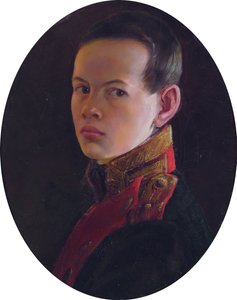 Retrato del príncipe heredero Alejandro Nikolayevich 1818-1881