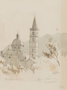 Alassio, desde el ferrocarril, En Passant!, 12 de marzo de 1878 de George Douglas Tinling