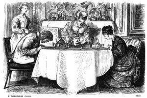 Un niño sin gracia, 1872 de George du Maurier