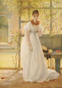 En el jardín amurallado, 1869 de George Dunlop Leslie
