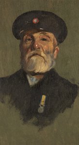 Retrato de J. Lasbury, R.M.L.I., c.1920 de George Edmund Butler