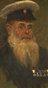 Retrato de J. Wilson, R.M.A., c.1920 de George Edmund Butler