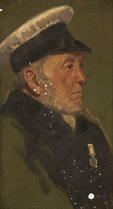 Retrato de W. Lavington, R.N., c. 1920 de George Edmund Butler