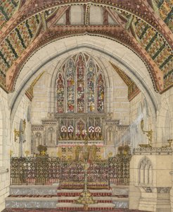 Diseño para la decoración policromática de una iglesia
