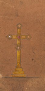 Diseños realizados para Jones y Willis, metalúrgicos y fabricantes de muebles para iglesias de Birmingham y Londres. de George Edmund Street