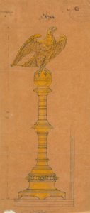 Diseños realizados para Jones y Willis, metalúrgicos y fabricantes de muebles para iglesias de Birmingham y Londres.