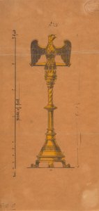 Diseños realizados para Jones y Willis, metalúrgicos y fabricantes de muebles para iglesias de Birmingham y Londres. de George Edmund Street