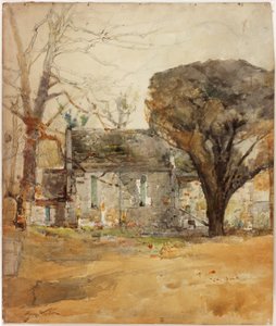 Capilla Delaval (carboncillo, lápiz y acuarela sobre papel) de George Edward Horton