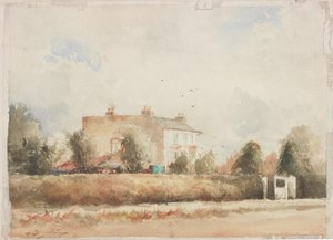 Suburban House (lápiz y acuarela sobre papel) de George Edward Horton