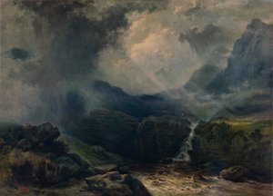 Una grieta en la penumbra, siglo XIX, 1935 de George Edwards Hering
