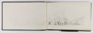 (Cuaderno de bocetos) Cerca de Aigle de George Elbert Burr