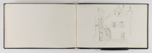 (Cuaderno de bocetos) Calle Vieja de Vevey de George Elbert Burr