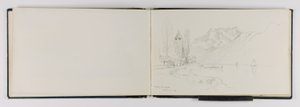 (Cuaderno de bocetos) Vevey La Tour de George Elbert Burr