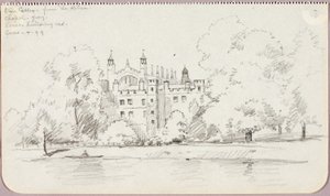 Eton College desde el río de George Elbert Burr