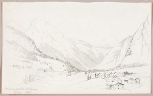 Desde nuestro hotel, Cortina de George Elbert Burr