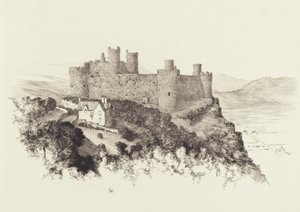 Castillo de Harlech, Gales de George Elbert Burr