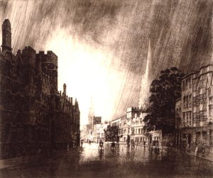 High Street, Oxford de George Elbert Burr