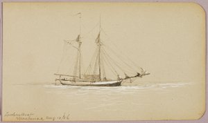 Barco maderero, Mackinac de George Elbert Burr
