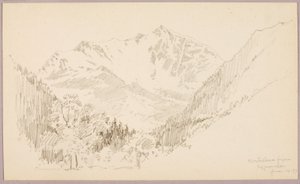 Monte Rosa desde Ceppomorelli de George Elbert Burr