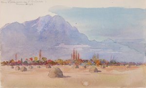 Cerca de Villeneuve, Suiza, 1898