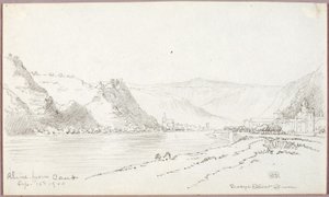 Rin, desde Caub de George Elbert Burr
