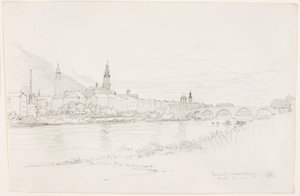 Puesta de sol, Heidelberg de George Elbert Burr