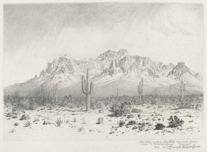 Montaña de la superstición, Sendero Apache, Arizona (n.º 1)