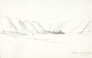 El Rin en Bacharach de George Elbert Burr