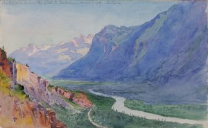 El Ródano desde el Camino hasta Salvari (Suiza) de George Elbert Burr