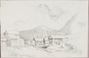 Vista desde Sextan, Tirol de George Elbert Burr