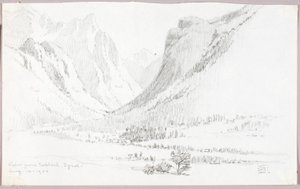 Vista desde Toblach, Tirol de George Elbert Burr