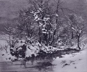 Mañana de invierno de George Elbert Burr