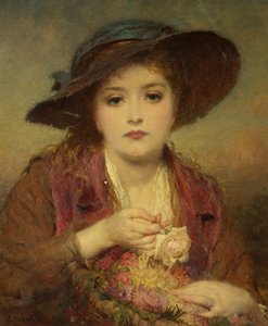 La vendedora de flores de George Elgar Hicks