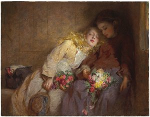 El regreso a casa, 1873 de George Elgar Hicks
