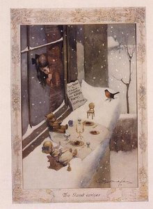 Llega el invitado, de "El número gráfico de Navidad" de George Ernest Studdy