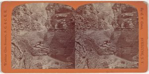 Paisaje de Watkins Glen, Garganta Espiral de George F. Gates