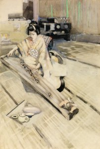 El intérprete de koto, Tokio de George F. Henry