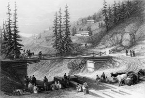Vista en Simla, 1838 de George Francis White