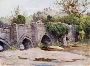 Puente viejo en Lostwithiel de George Franck Nicholls