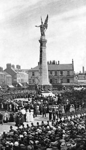 Inauguración del Monumento de Guerra de Northumberland, 1908-1909