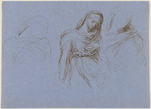Estudio de la Muerte para "Tiempo y Muerte" de George Frederic Watts