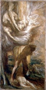 La maldición de Caín (óleo sobre lienzo) de George Frederic Watts