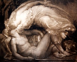 Endymion, grabado por Frank Short de George Frederick (after) Watts