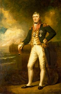 Almirante Sir David Milne (1763-1845) de George Frederick Clarke