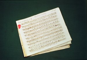 Partitura original de El Mesías