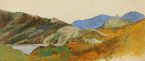 Paisaje de Montaña, 1843-47 de George Frederick Watts