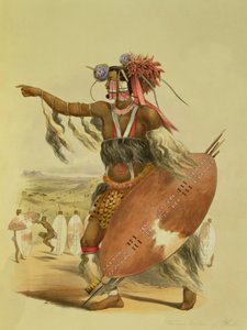 Guerrero zulú, Utimuni, sobrino de Chaka el último rey zulú, lámina 13 de 