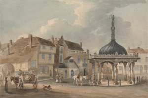 Corn Hill y Moot Hall, Ipswich de George Frost