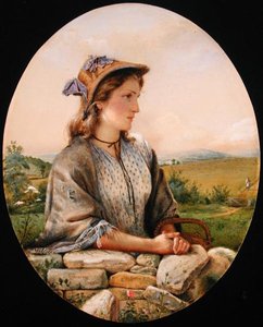 Una Chica del Campo de George Goodwin Kilburne