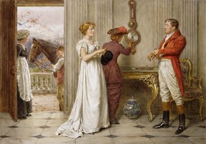 Un viento del sur y un cielo nublado de George Goodwin Kilburne